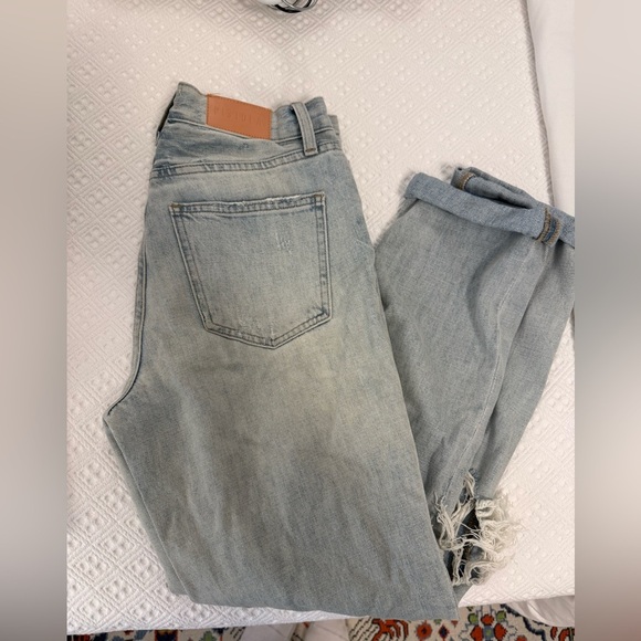 Pistola boyfriend Jean Relaxed Roller Distressed Denim Jeans Light Blue - Picture 6 of 10